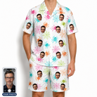 Men's Threaded Thrills Custom Face Shirt & Shorts Set