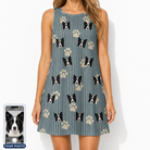 Women's Muzzle Marks Custom Dog Face Tank Dress
