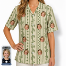 Women's Culm Conga Custom Face Hawaiian Shirt