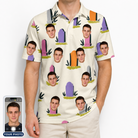 Men's Resting Jest Custom Face Polo Shirt