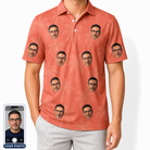 Men's Tiki Treetops Custom Face Polo Shirt