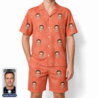 Men's Tiki Treetops Custom Face Shirt & Shorts Set