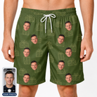 Men's Parcel Pizzazz Custom Face Beach Shorts