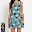 Women's Roundabout Rollers Custom Face Tank Dress