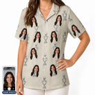 Women's Podium Putters Custom Face Hawaiian Shirt