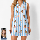Women's Orchard Oddball Custom Face V-Neck Dress