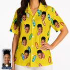 Women's Board Buddies Custom Face Hawaiian Shirt