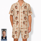 Men's Orchid Oasis Custom Face Shirt & Shorts Set