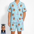 Men's Hat Trickery Custom Face Shirt & Shorts Set