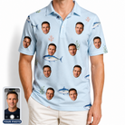Men's Pelagic Prowess Custom Face Polo Shirt