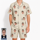 Men's Cucurbit Chuckles Custom Face Shirt & Shorts Set