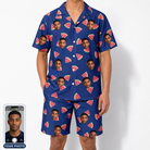Men's July Quarters Custom Face Shirt & Shorts Set
