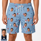 Men's Betsy Bounce Custom Face Beach Shorts