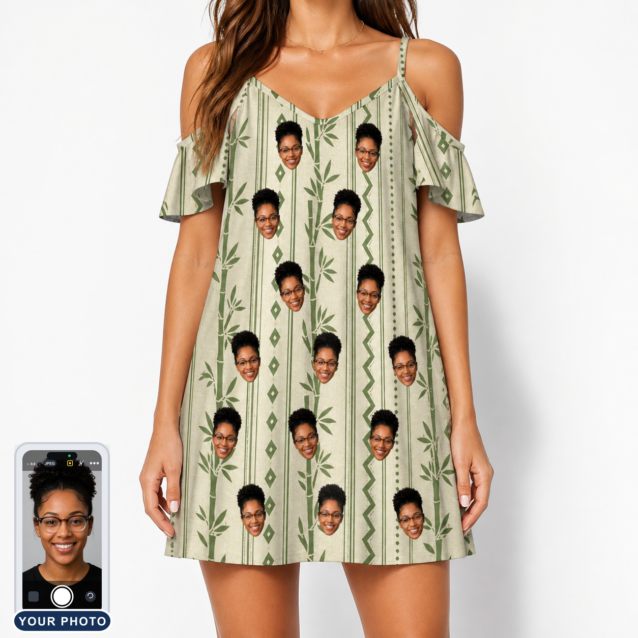 Women's Culm Conga Custom Face Off-Shoulder Dress