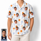Men's Taffy Twirl Custom Face Hawaiian Shirt