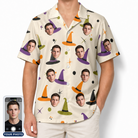 Men's Hexed Headwear Custom Face Hawaiian Shirt