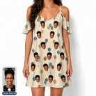 Women's Affection Aloft Custom Face Off-Shoulder Dress