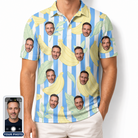 Men's Peel Appeal Custom Face Polo Shirt