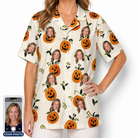 Women's Carved Chuckles Custom Face Hawaiian Shirt