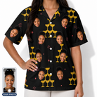 Women's Shoreline Cheers Custom Face Hawaiian Shirt