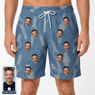 Men's Chrono Chaps Custom Face Beach Shorts