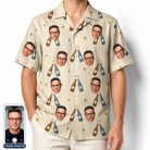 Men's Vow Vino Custom Face Hawaiian Shirt