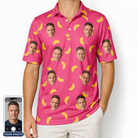 Men's Banana Bonanza Custom Face Polo Shirt