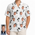Men's Tropic Tangle Custom Face Hawaiian Shirt