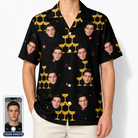 Men's Shoreline Cheers Custom Face Hawaiian Shirt