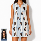 Women's Coconut Crew Custom Face V-Neck Dress