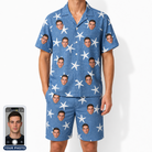 Men's Starfish Swerve Custom Face Shirt & Shorts Set