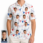 Men's Civic Colors Custom Face Polo Shirt