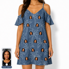 Women's Aloha Arbor Custom Face Off-Shoulder Dress