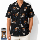 Men's Doggo Dandies Custom Dog Face Hawaiian Shirt
