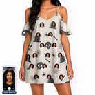 Women's Cryptic Crawlies Custom Face Off-Shoulder Dress