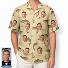 Men's Trout About Custom Face Hawaiian Shirt