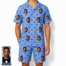 Men's Bride Blinders Custom Face Shirt & Shorts Set