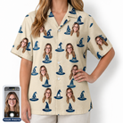 Women's Witchy Whirl Custom Face Hawaiian Shirt