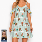 Women's Aisle Antics Custom Face Off-Shoulder Dress