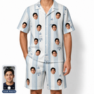 Men's Buttercream Boardwalk Custom Face Shirt & Shorts Set