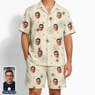 Men's Macabre Mesh Custom Face Shirt & Shorts Set
