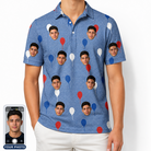 Men's Patriot Pop Custom Face Polo Shirt