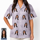 Women's Coquina Concerto Custom Face Hawaiian Shirt