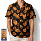 Men's Frightlight Fancies Custom Cat Face Hawaiian Shirt