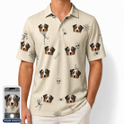 Men's Arachnid Antics Custom Dog Face Polo Shirt