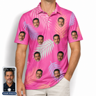 Men's Swaying Sweethearts Custom Face Polo Shirt