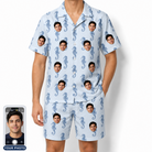 Men's Bridle Bubbles Custom Face Shirt & Shorts Set
