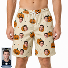 Men's Ember Eyes Custom Face Beach Shorts