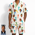 Men's Par Pickets Custom Face Shirt & Shorts Set