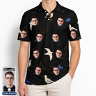Men's Seagullcation Custom Face Polo Shirt
